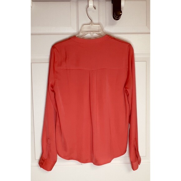MSCH Moss Copenhagen MSCH Pullover Blouse Womens Size Small Salmon Coral Color - Picture 2 of 11